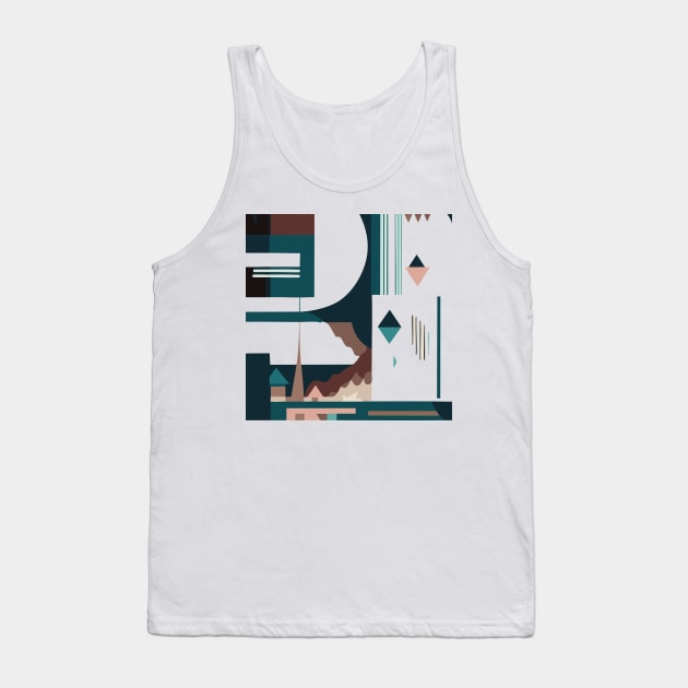 Craft a minimalist t-shirt design with clean lines and simple yet striking graphics. Focus on a monochromatic or limited color palette for a modern, understated look Tank Top by goingplaces